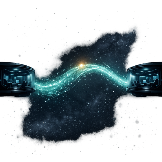 Two RHOBEAR hubs linked over a secure tunnel